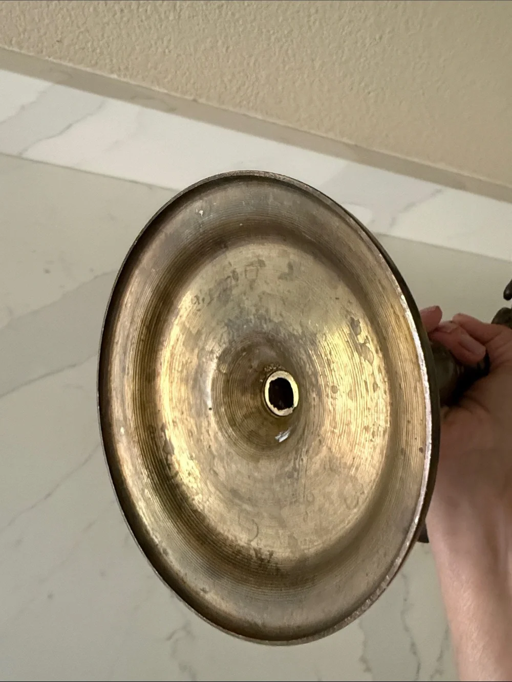 Vintage  Brass  Candelabra